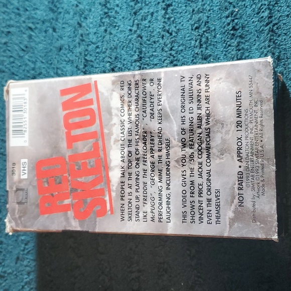 Red Skeleton vhs tape movie - Picture 2 of 5